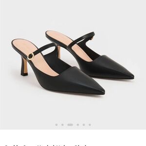 Charles & Keith Black Heels